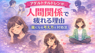 アダルトチルドレンが人間関係で疲れる理由｜楽になる考え方