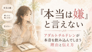 「本当は嫌」と言えない｜アダルトチルドレンが本音を飲み込んでしまう理由と伝え方